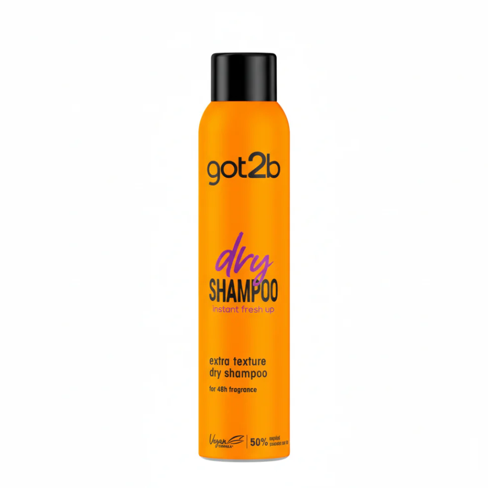 Got2b Dry Shampoo Extra Texture 200ml | Instant Refresh & Long-Lasting Grip