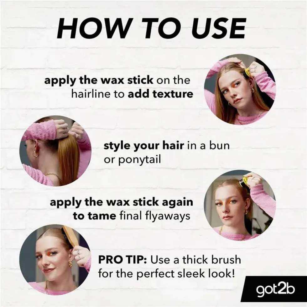 Got2b Glued Wax Stick 50g | 24-Hour Sleek Hold, Vegan & Silicone-Free - Image 3