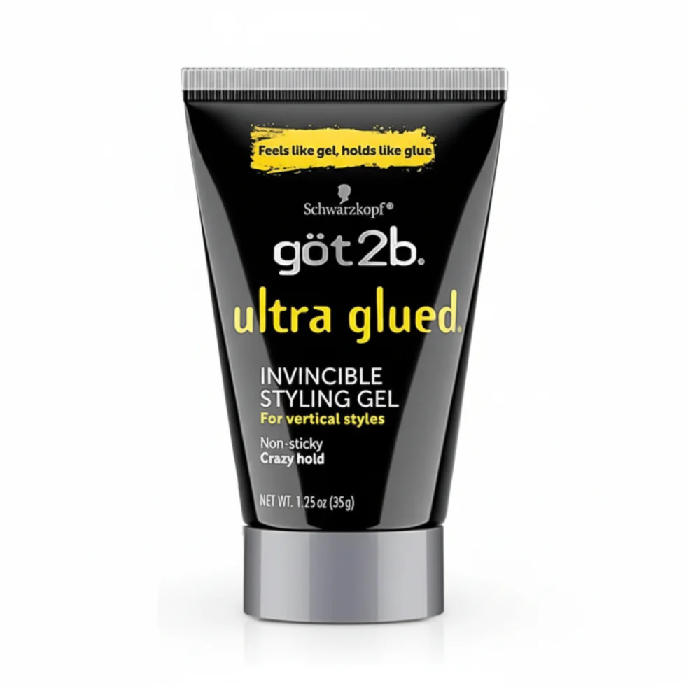 Got2b Ultra Glued Invincible Styling Hair Gel 37ml | Extreme Hold Styling Gel