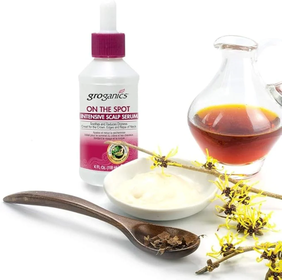 Groganics On The Spot Intensive Scalp Serum 4oz | Hydrate & Soothe Scalp Care Dry Itchy Scalp Relief - Image 2