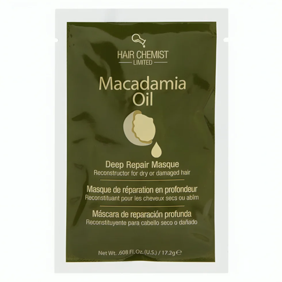 Hair Chemist Macadamia Oil Deep Repair Masque 17.2g | Dry & Damaged Hair Repair Mask