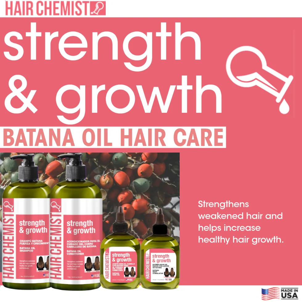 Hair Chemist Batana Oil Conditioner 33.8oz | Strengthen, Repair & Deep Nourish Hair - Image 8