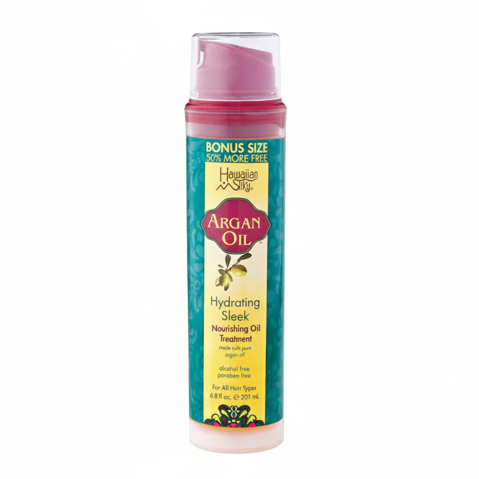 Hawaiian Silky Argan Healing Oil 6.8oz | Repair, Smooth & Shine Hair