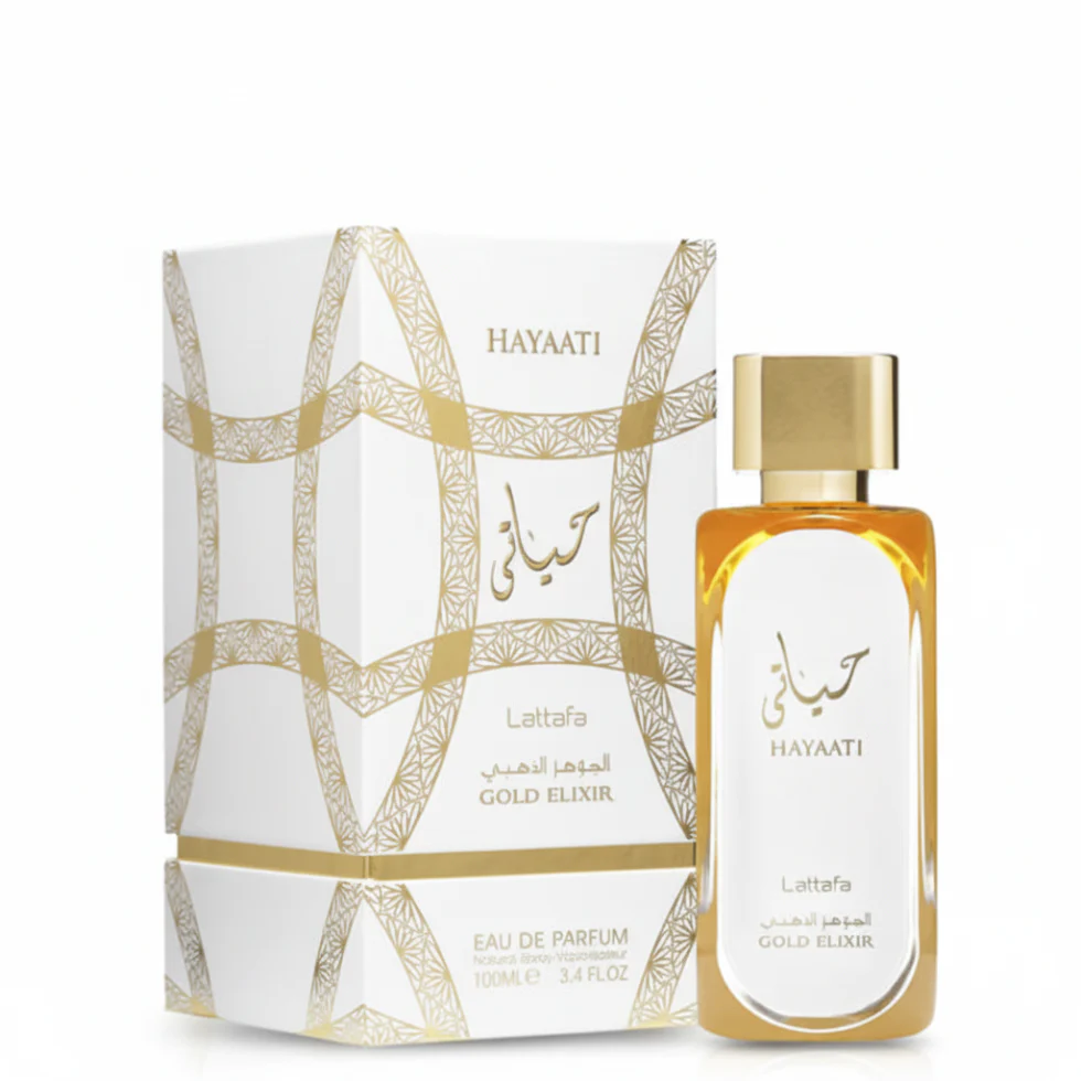 Hayaati Gold Elixir Eau de Parfum by Lattafa Unisex EDP 100ml | Fruity Musky Perfume