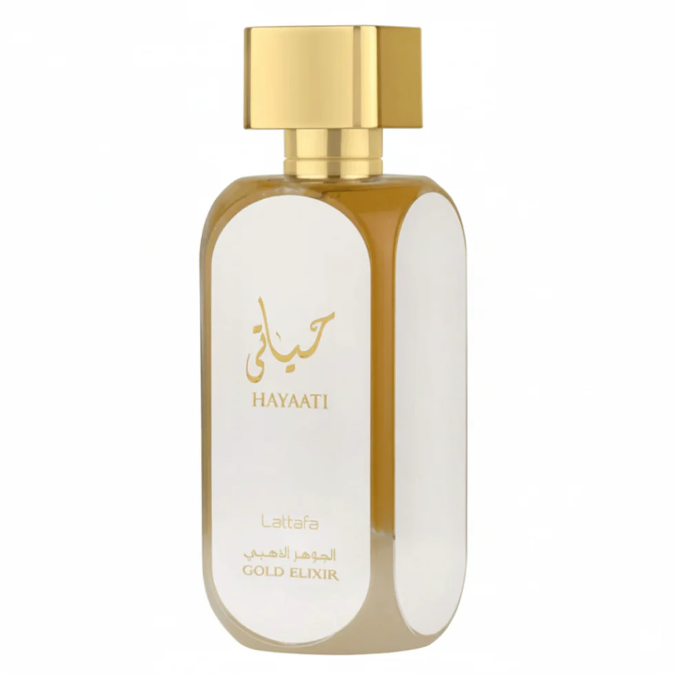 Hayaati Gold Elixir Eau de Parfum by Lattafa Unisex EDP 100ml | Fruity Musky Perfume - Image 2