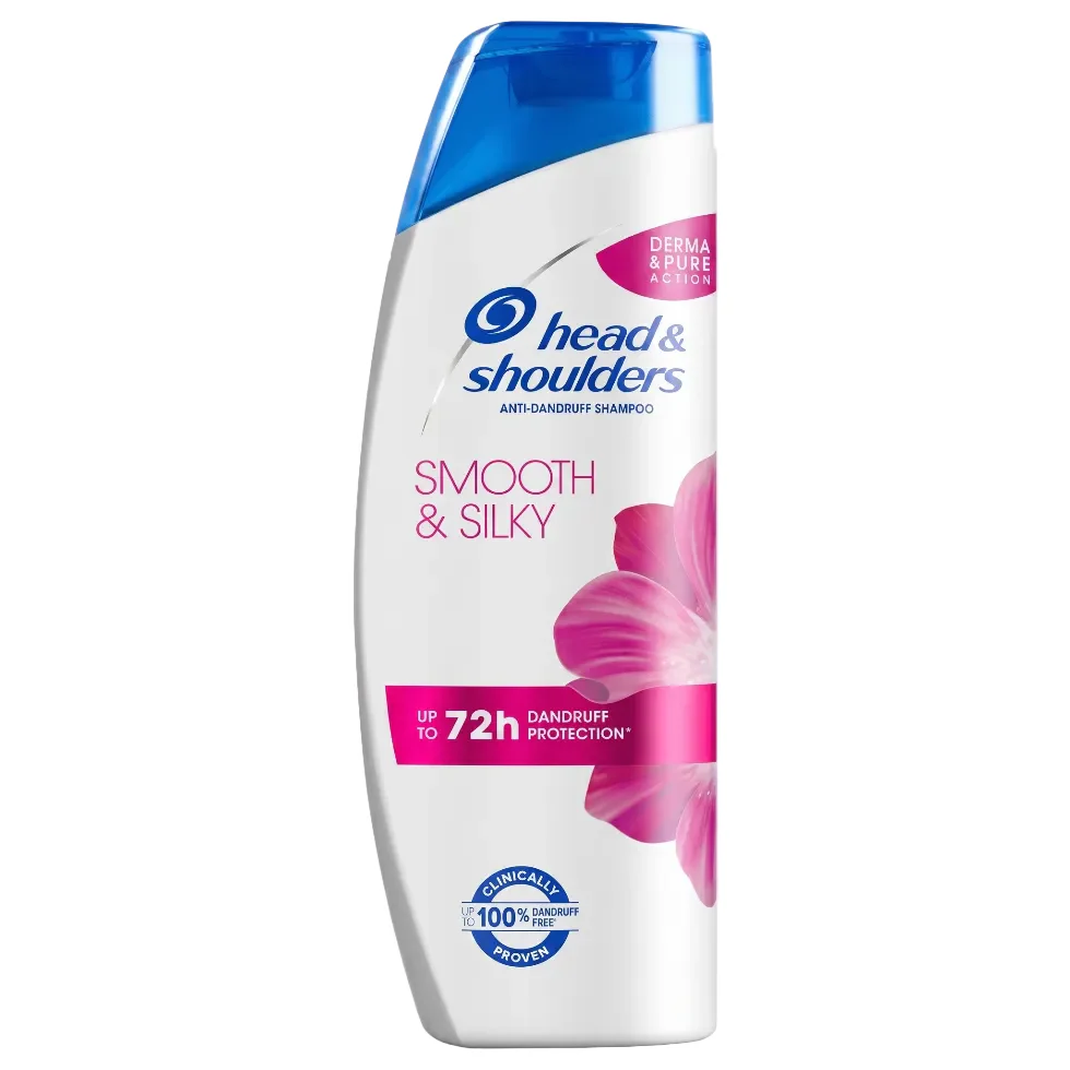 Head & Shoulders Smooth & Silky Shampoo 400ml | 72h Anti-Dandruff Care