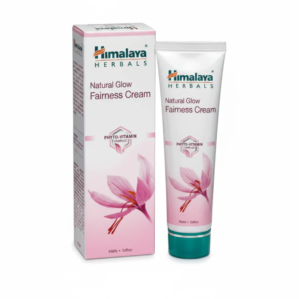 Himalaya Natural Glow Fairness Cream 25g | Radiant Skin Brightening Cream