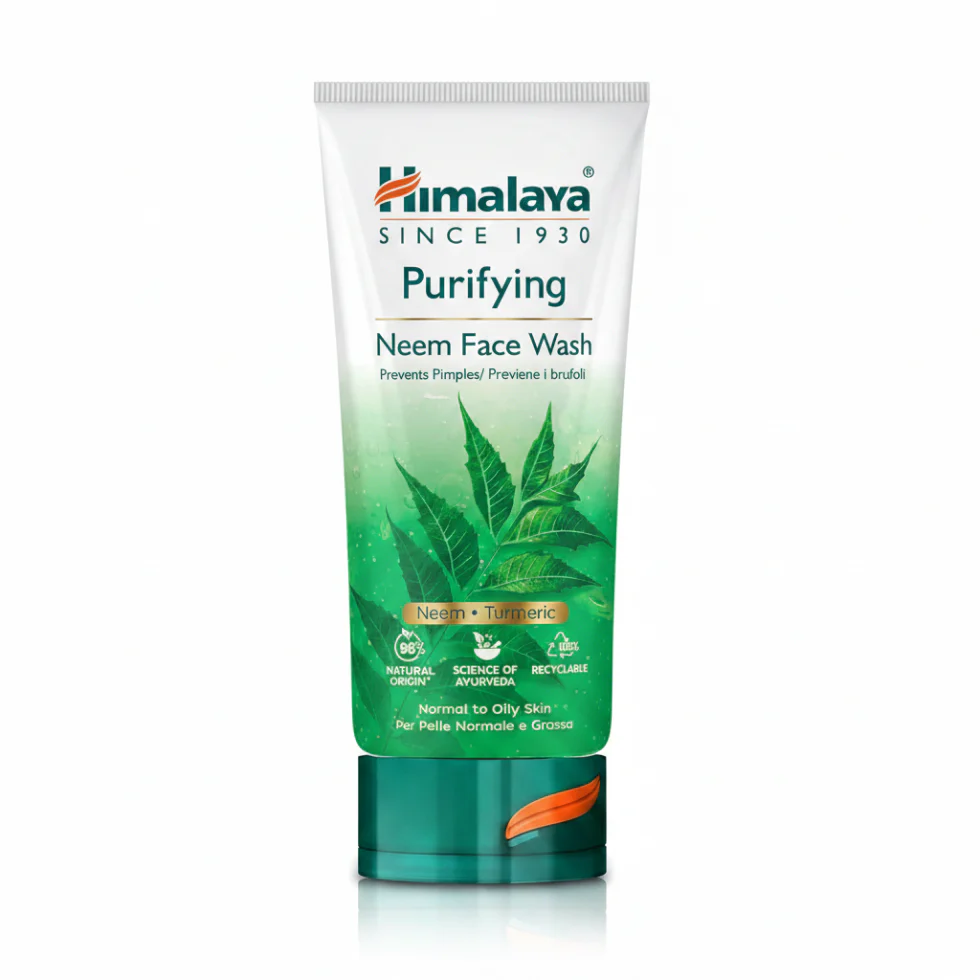 Himalaya Neem Face Wash 150ml | Purifying Herbal Cleanser with Turmeric Gel