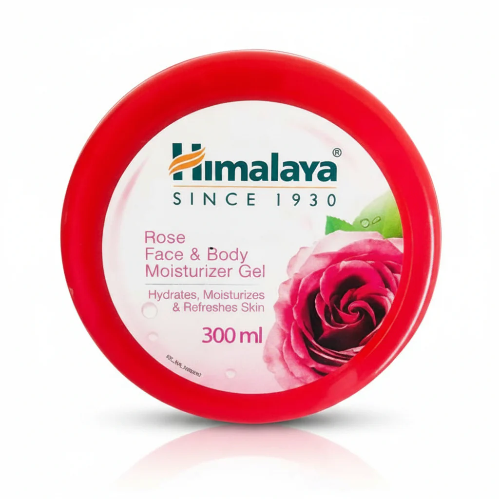 Himalaya Rose Face & Body Moisturizer Gel 300ml | Hydrating Skin Gel Lotion
