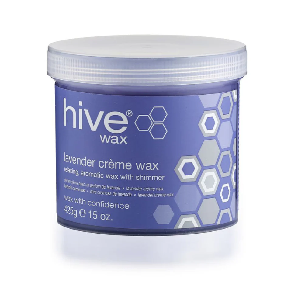 Hive Wax Lavender Crème Wax 425g | Low Temp Strip Wax for Smooth Skin