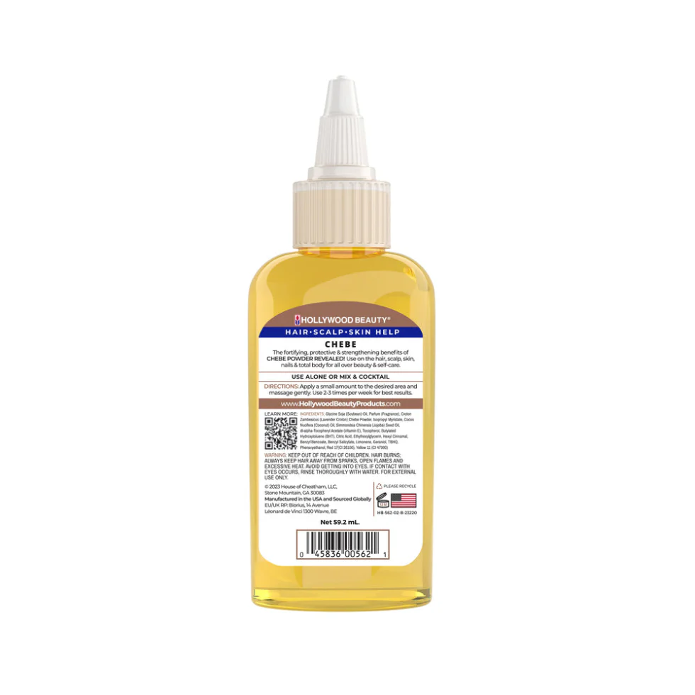 Hollywood Beauty Chebe Oil 59.2ml | Hair Growth, Scalp & Skin Nourishing Oil - Image 2