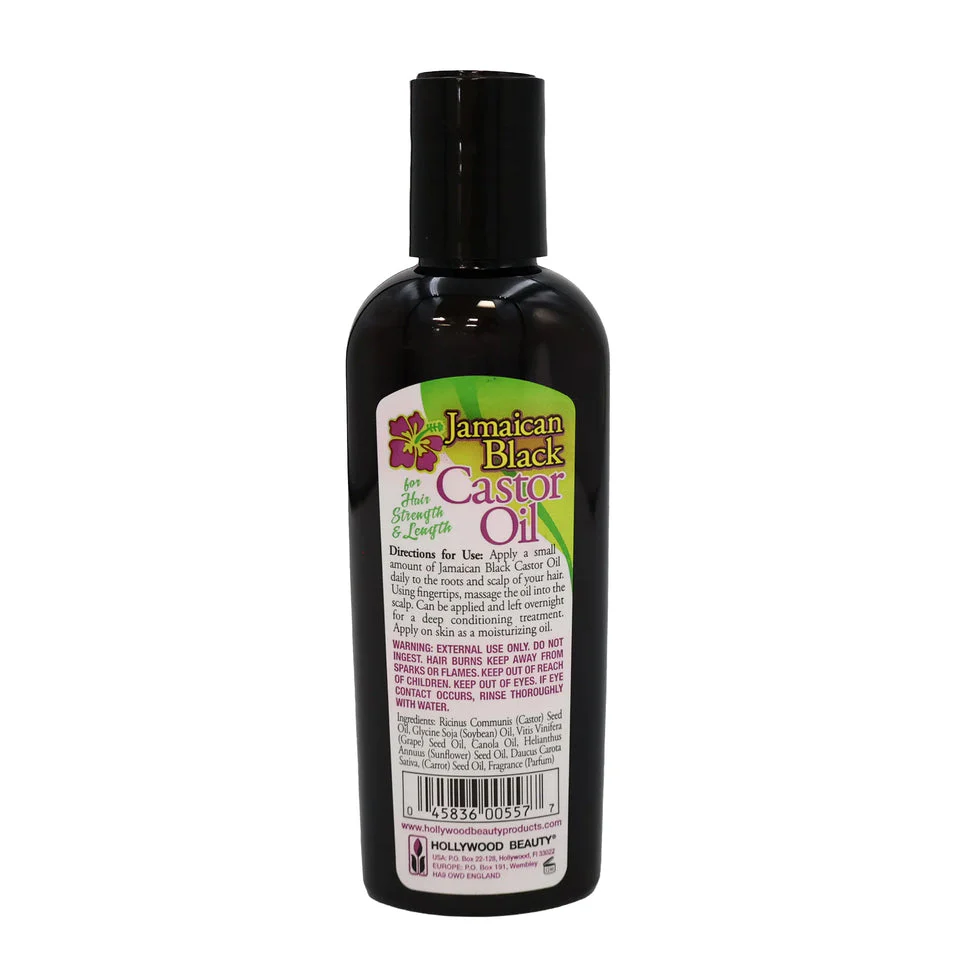 Hollywood Beauty Jamaican Black Castor Oil 236ml | Hair Growth, Strength & Hydration - Image 2