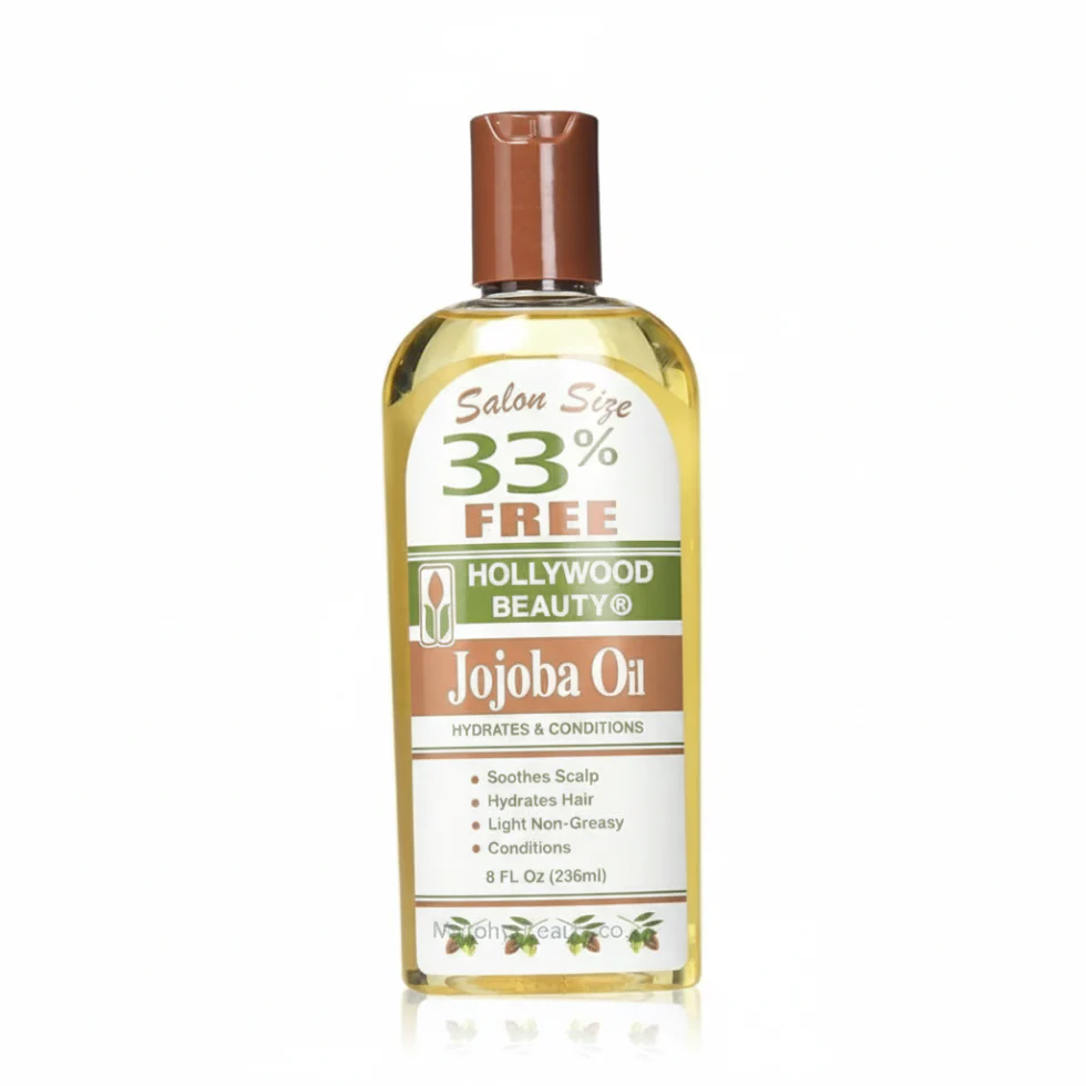 Hollywood Beauty Jojoba Oil | Hair Strengthening & Moisturizing Treatment