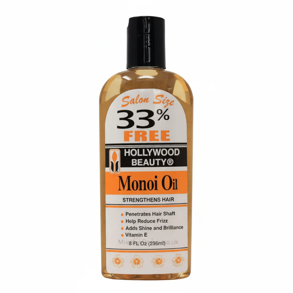 Hollywood Beauty Monoi Oil 236ml | Nourishing Hair & Scalp Moisturizing Care