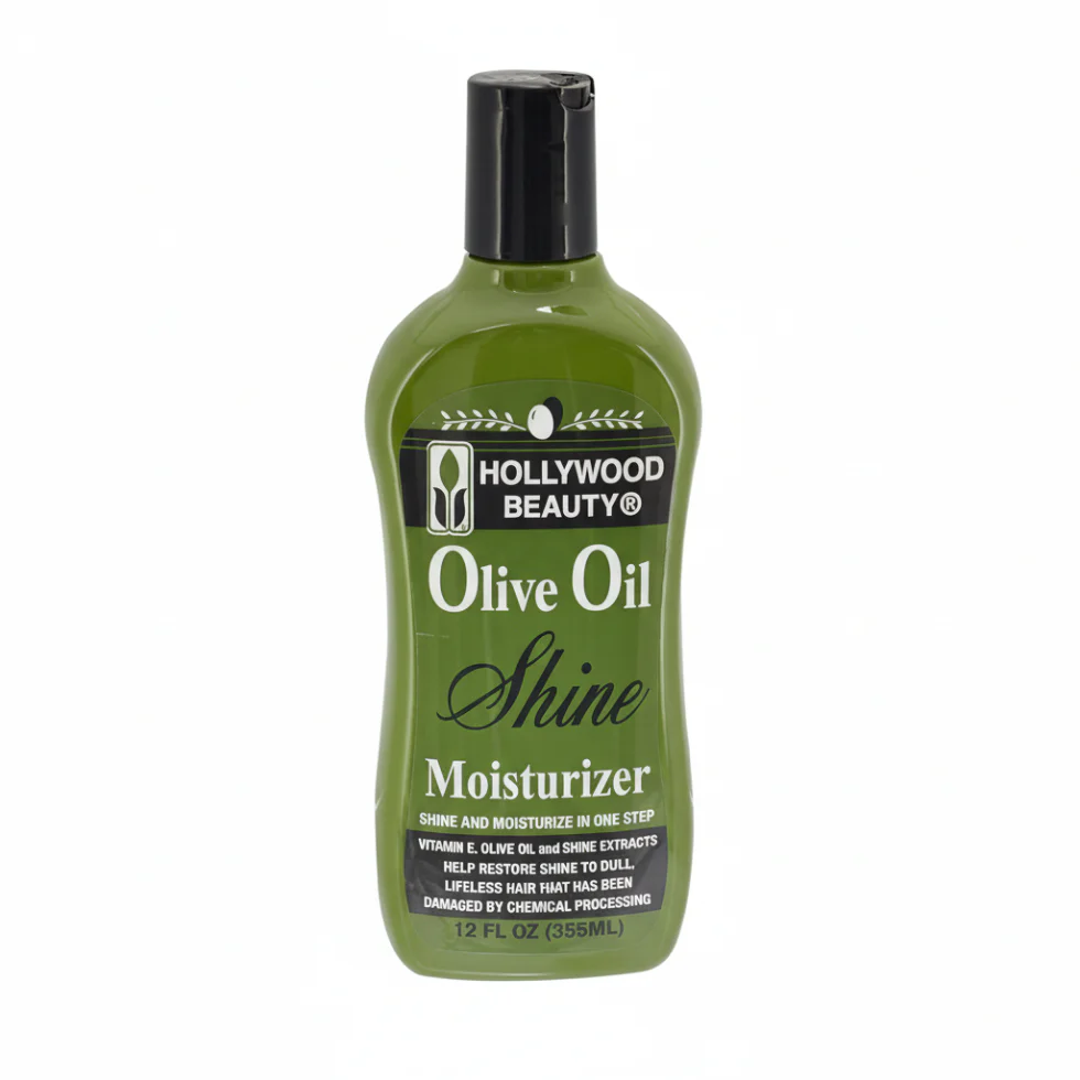 Hollywood Beauty Olive Oil Shine Moisturizer 355ml | Hydrate & Smooth Hair Care