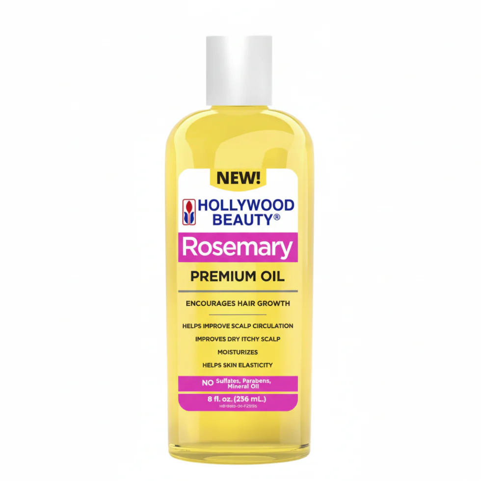 Hollywood Beauty Rosemary Premium Oil 236ml| Hair Growth & Scalp Strengthening Care