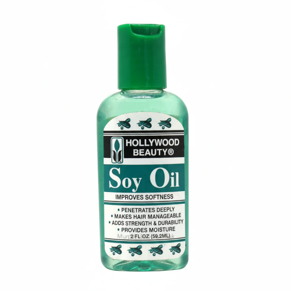 Hollywood Beauty Soy Oil 59.2ml | Moisturize, Strengthen & Soften Hair Care Oil