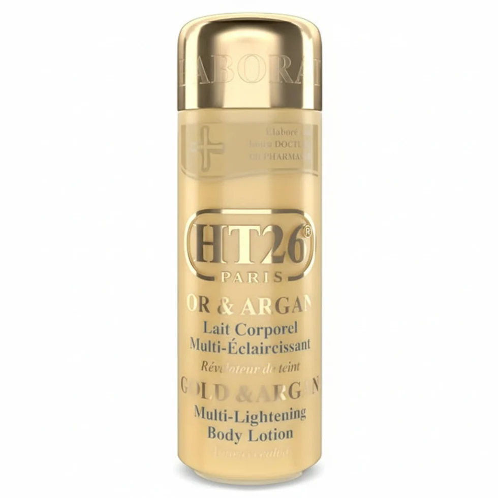 HT26 Paris Gold Argan Lotion 500ml | Radiant Even Skin Tone Care