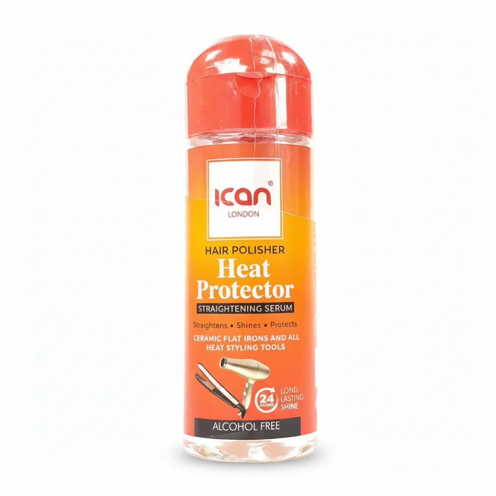 ICAN London Hair Polisher Heat Protector Serum 207ml | Shield Shine Smooth Hair