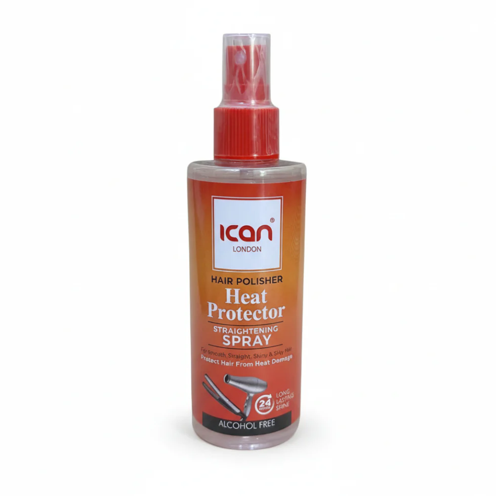 ICAN London Heat Protector Spray 207ml | Straightening Smooth Shine Hair