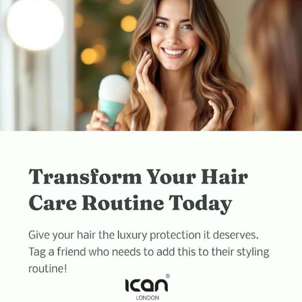 ICAN London Olive & Coconut Heat Protection Serum 207ml | Shine & Smooth Hair - Image 2