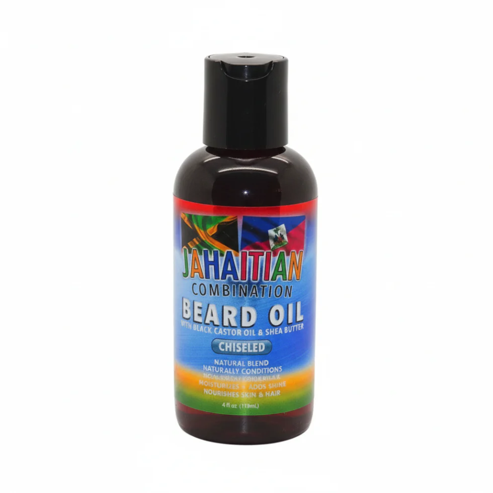 Jahaitian Combination Beard Oil Chiseled 118ml | Black Castor, Shea & Citrus Scent