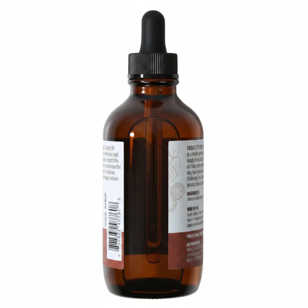 Absolute Hot Jamaican Black Castor Oil Extra Dark 4oz | Cold Pressed Hair Growth Oil - Image 2