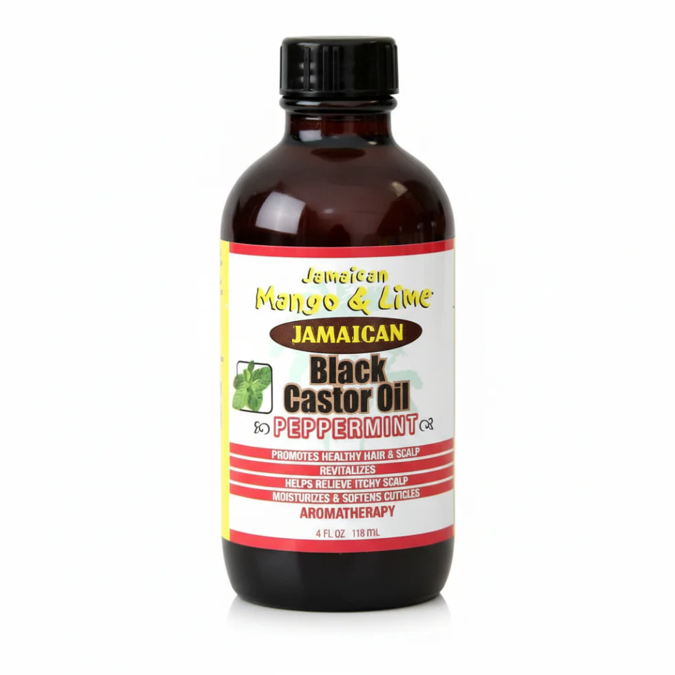 Jamaican Mango & Lime Black Castor Oil Peppermint | Hair & Scalp Nourishment 4oz