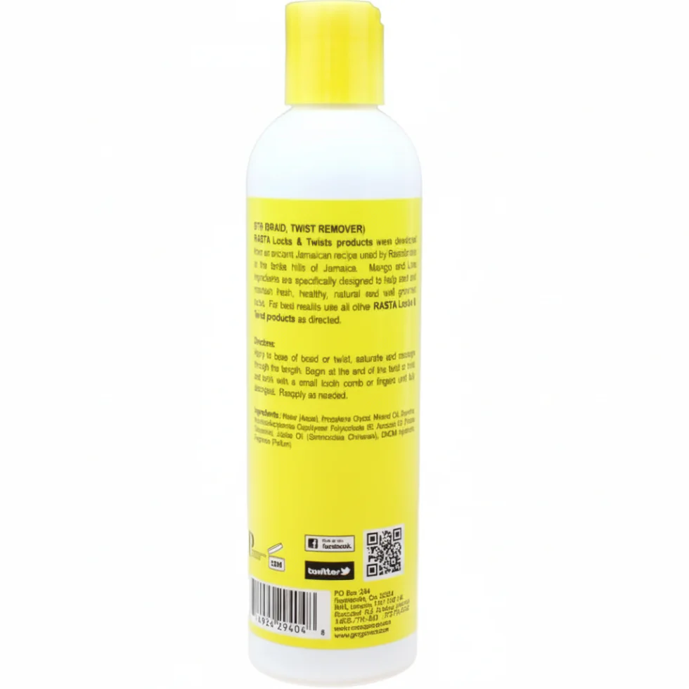 Jamaican Mango & Lime Braid Twist Remover 8oz | Detangle & Reduce Breakage - Image 2
