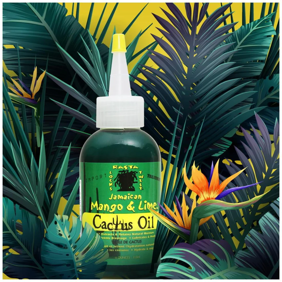 Jamaican Mango & Lime Cactus Oil 118ml | Nourish, Strengthen & Hair Growth - Image 2