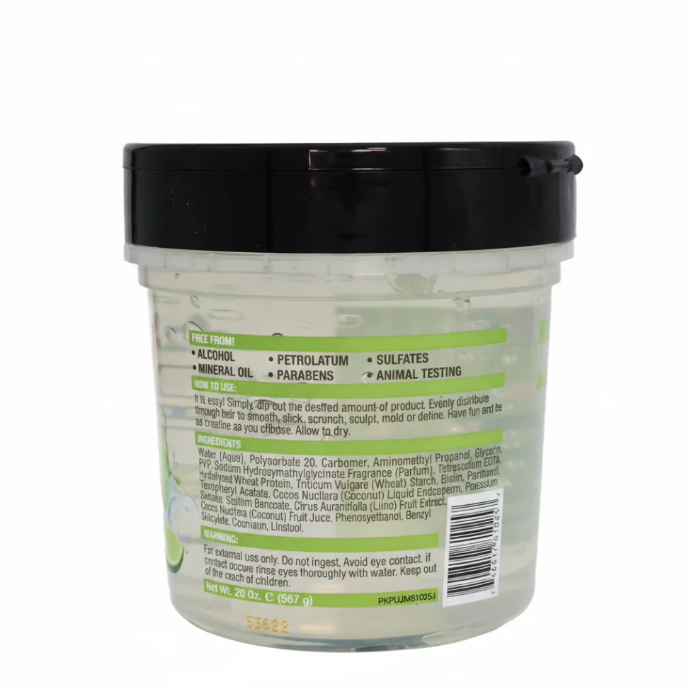 Jamaican Mango & Lime Coconut Water & Lime Styling Gel | Hydrating Strong Hold 20oz - Image 2