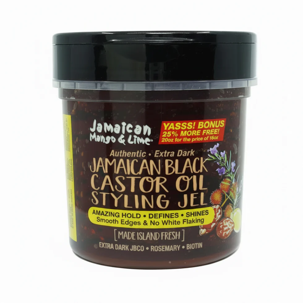 Jamaican Mango & Lime Black Castor Oil Styling Gel 20oz | Strong Hold Shine