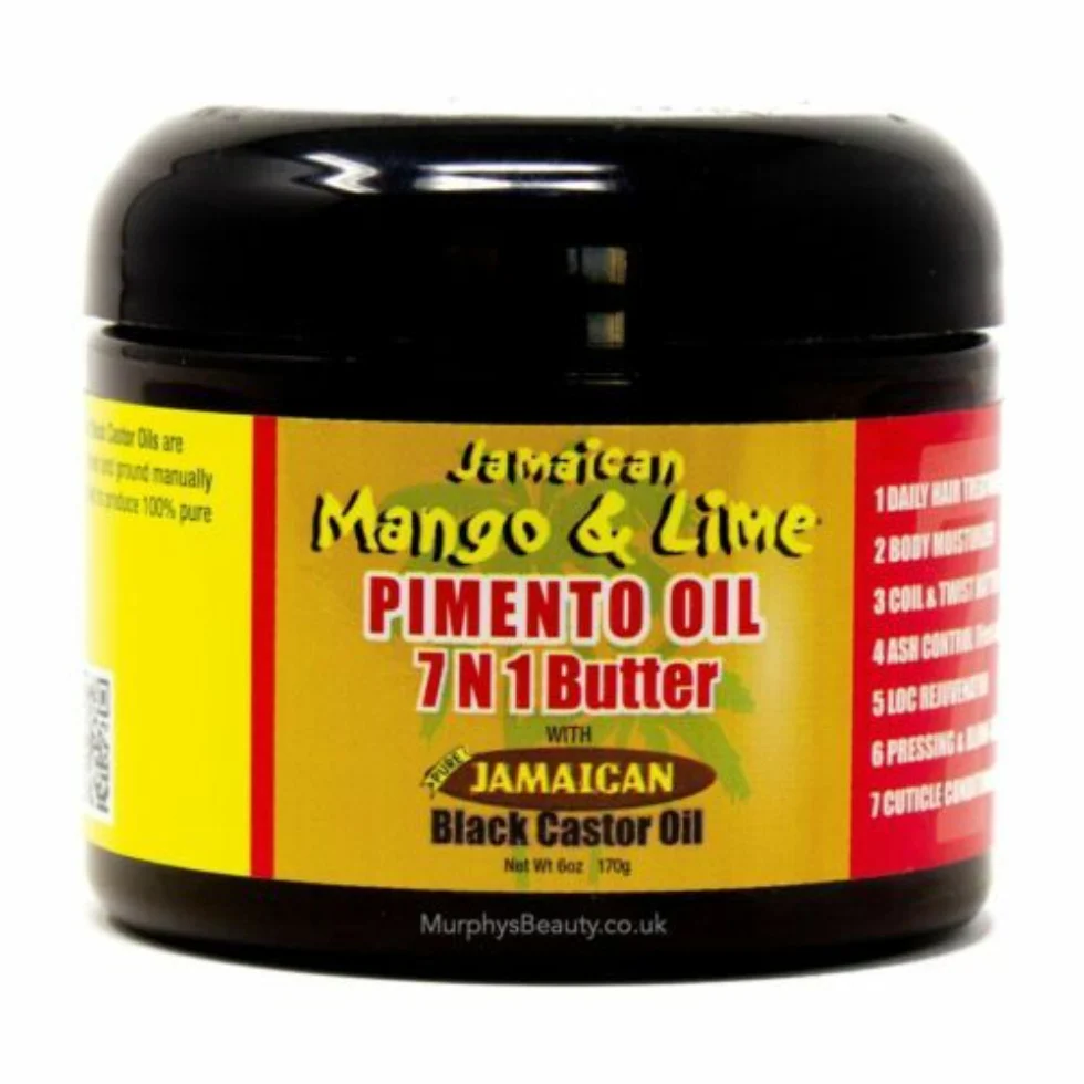Jamaican Mango & Lime Pimento Oil 7-in-1 Butter | Moisture & Hair Care 6oz
