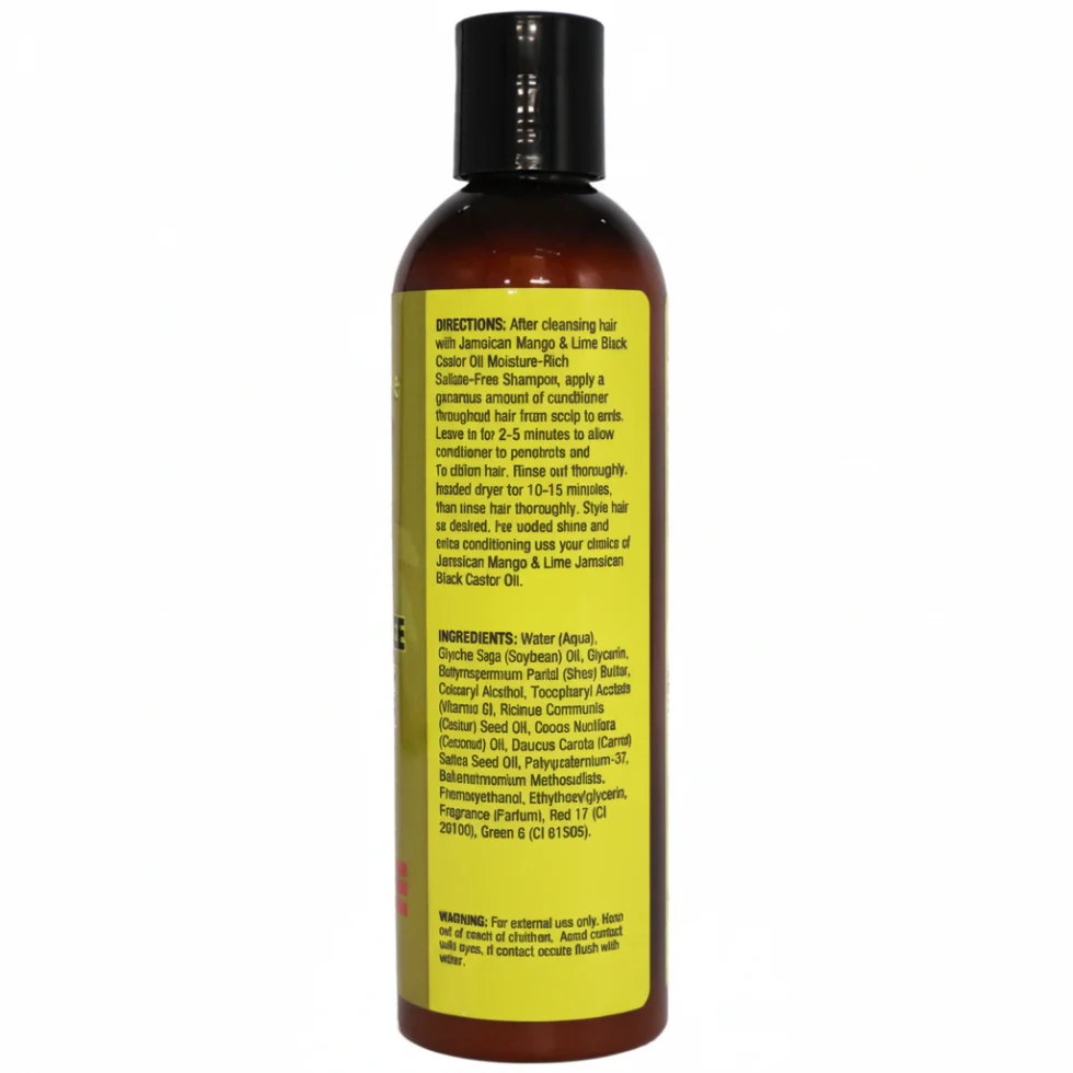Jamaican Mango & Lime Black Castor Conditioner 8oz | Moisture & Hair Repair - Image 2