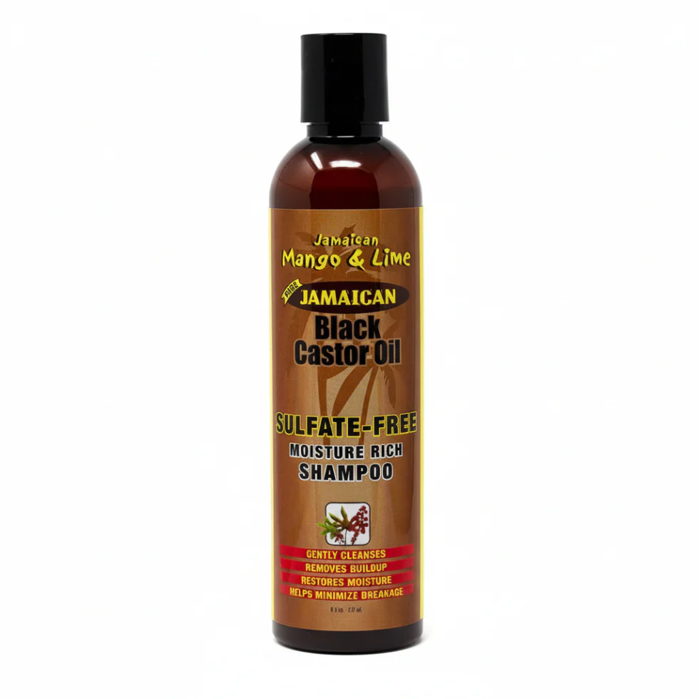Jamaican Mango & Lime Black Castor Sulfate-Free Shampoo 8oz | Moisture Care