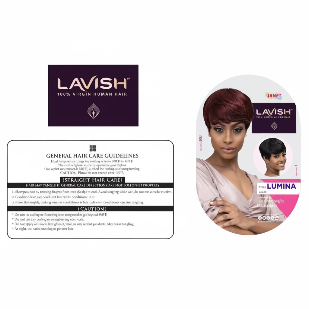 Janet Collection Lavish 100% Virgin HH Wig - LUMINA - Image 3