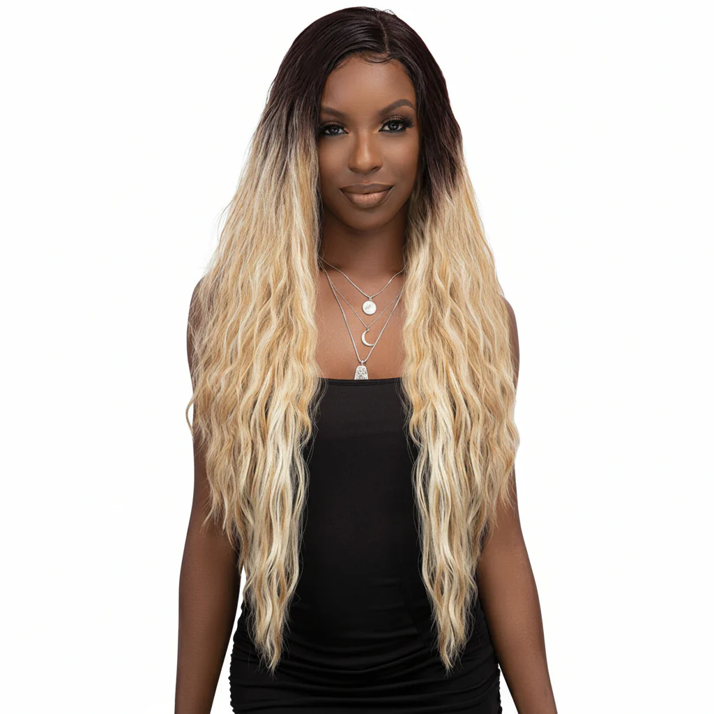 Janet Collection Melt 13x6 Frontal Part Lace Wig - BAILEY