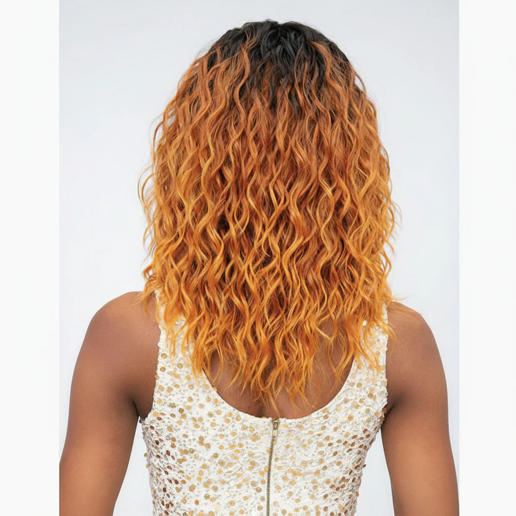 Janet Collection Extended Part Swiss Lace Wig - CAMPBELL - Image 3