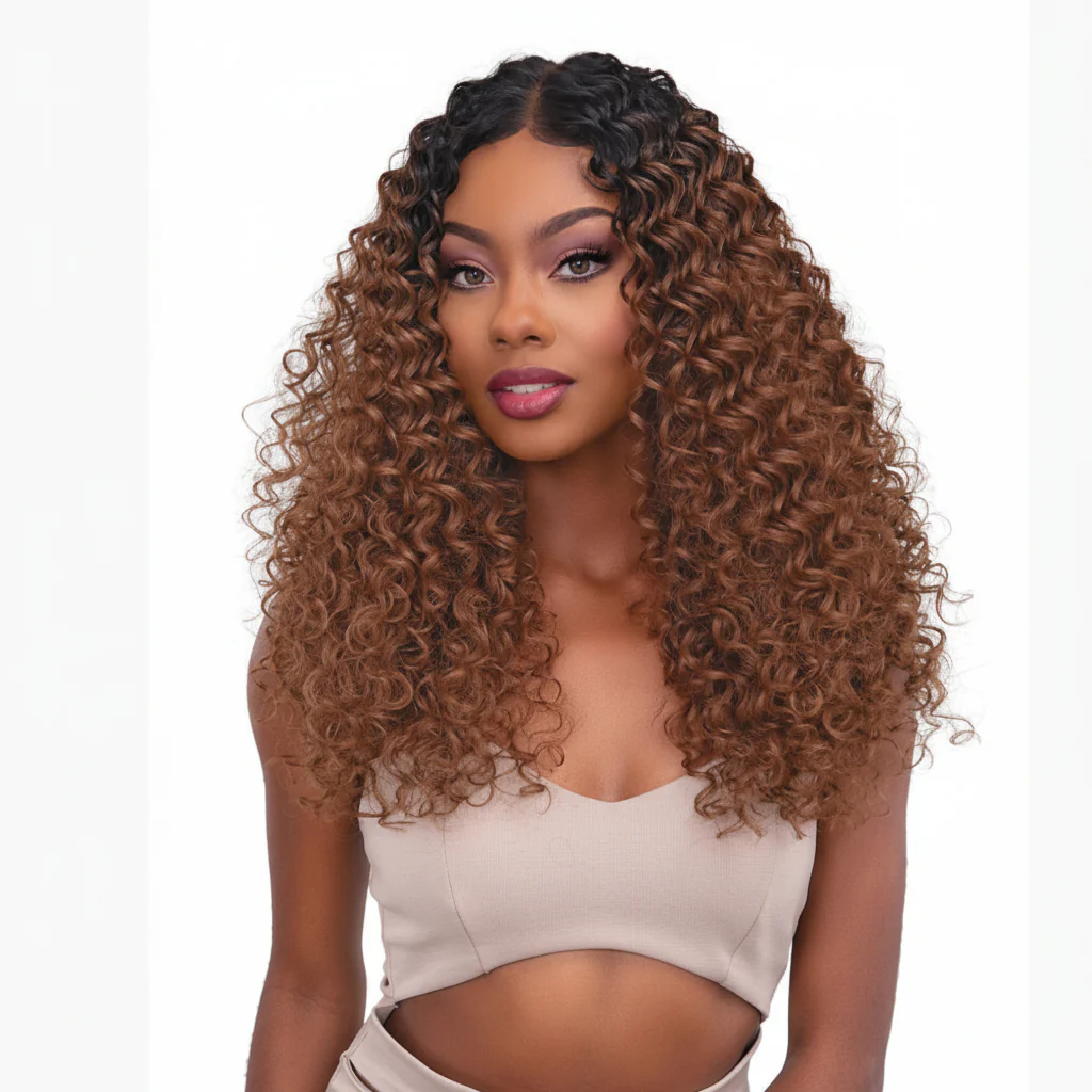 Janet Collection Melt Hd Part Lace Premium Synthetic Hair Wig - DEE - Image 2