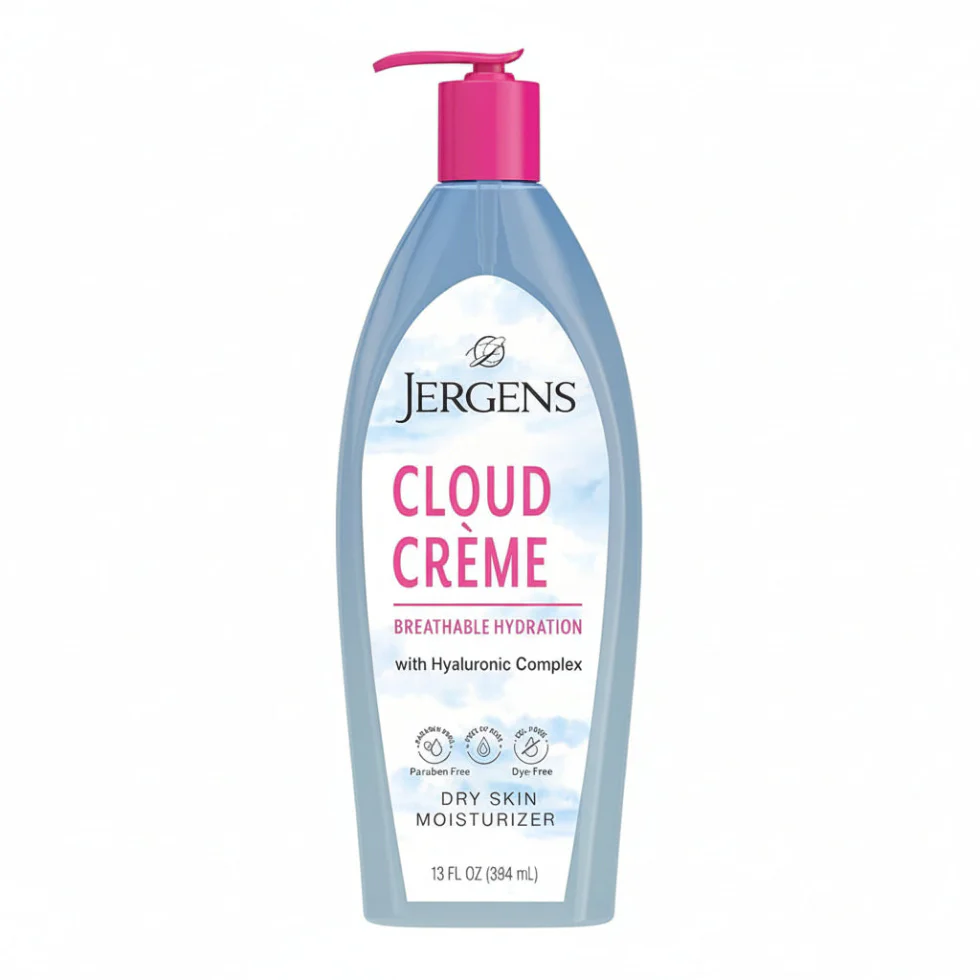 Jergens Cloud Creme 384ml | Ultra-Light Hydration Soft Smooth Skin