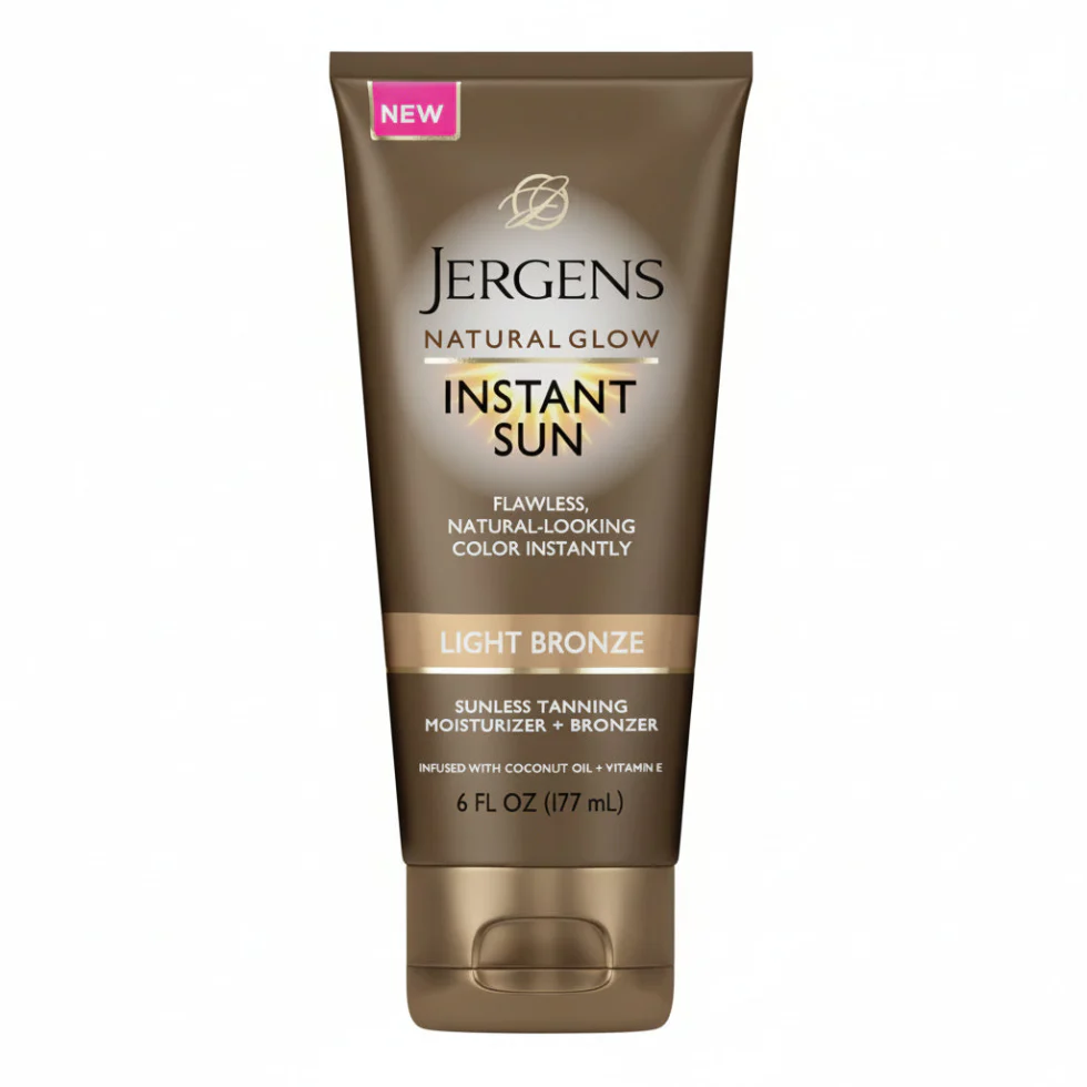 Jergens Natural Glow Light Bronze 177ml | Gradual Sun-Kissed Glow