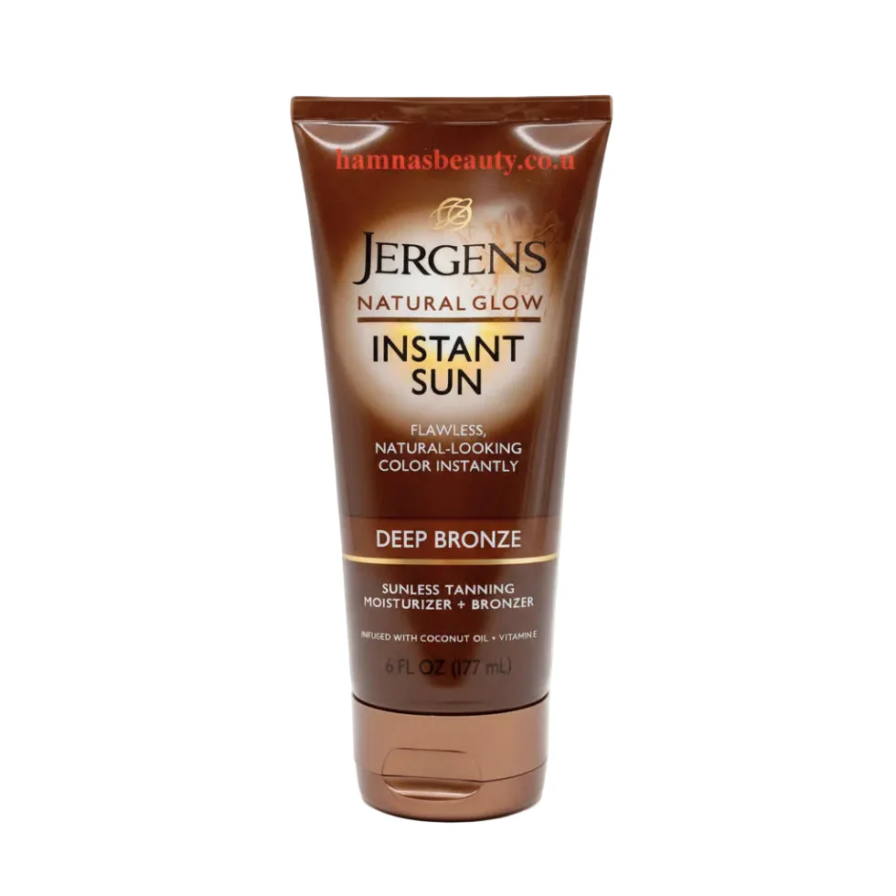 Jergens Natural Glow Deep Bronze 177ml | Sunless Tanner Moisturizer