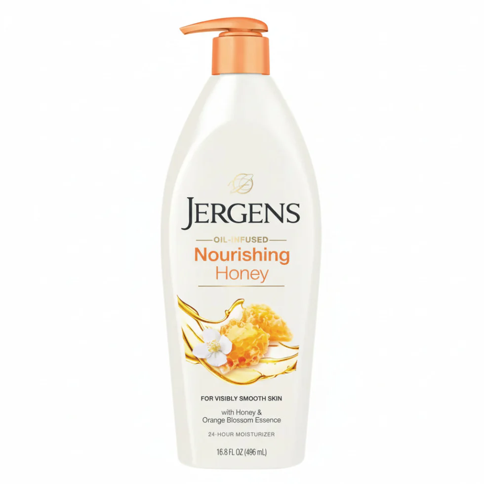 Jergens Oil-Infused Honey Lotion 496ml | Deep Hydration Radiant Skin