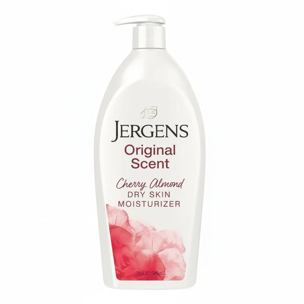 Jergens Cherry Almond Moisturiser 621ml | Soft Skin Hydration Care
