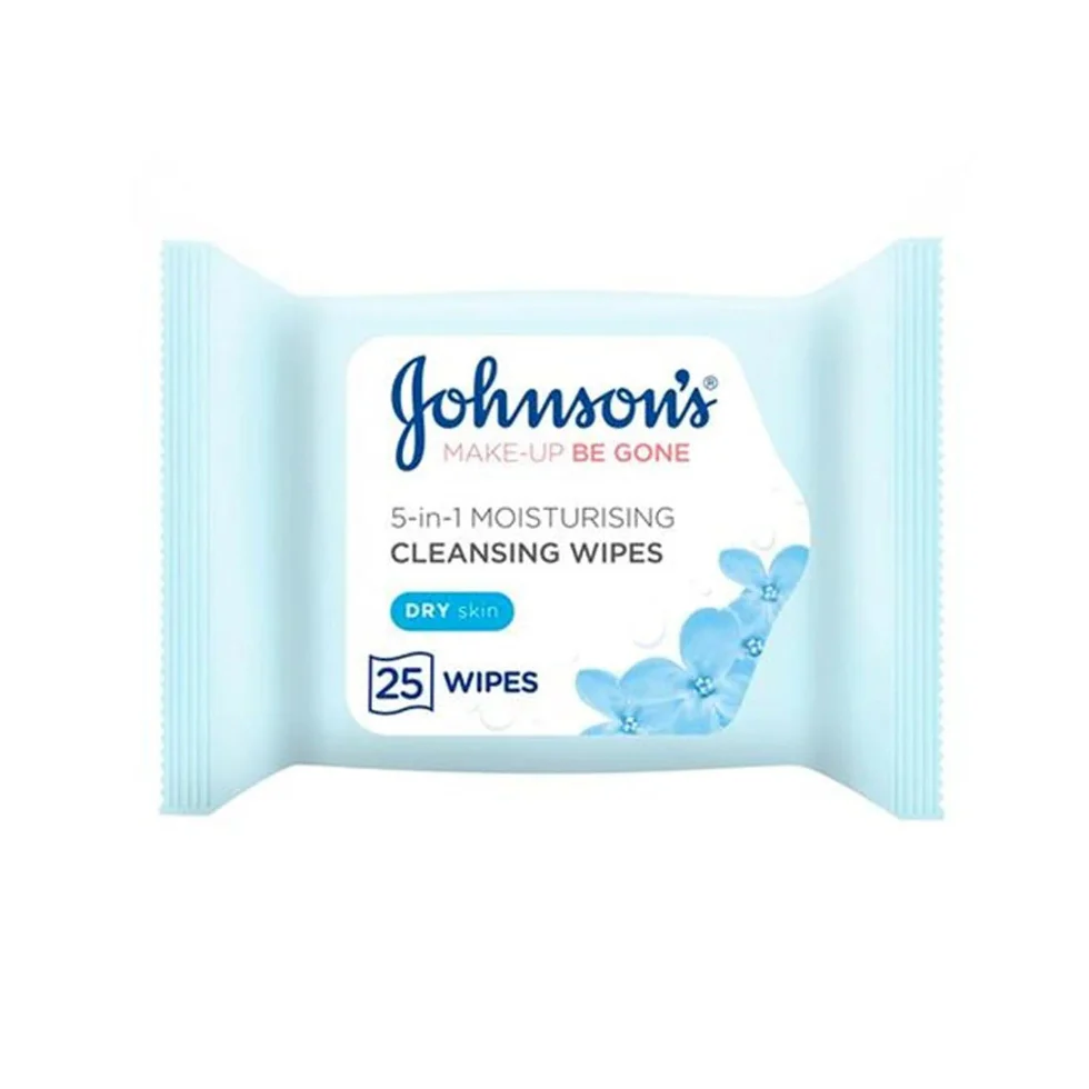 Johnson’s 5 in 1 Moisturising Cleansing Wipes 25s | Gentle Baby Care
