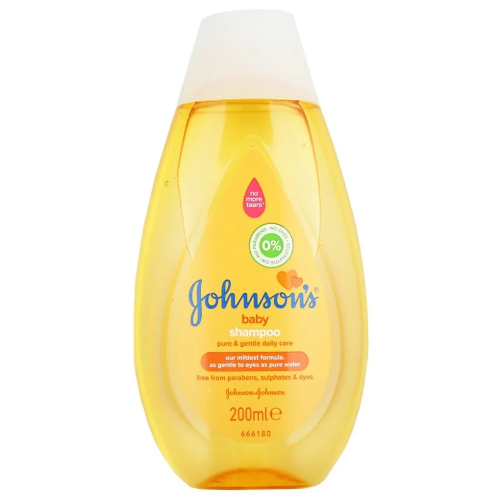 Johnson’s Baby Shampoo 200ml | Gentle Tear-Free Cleanse for Soft Hair