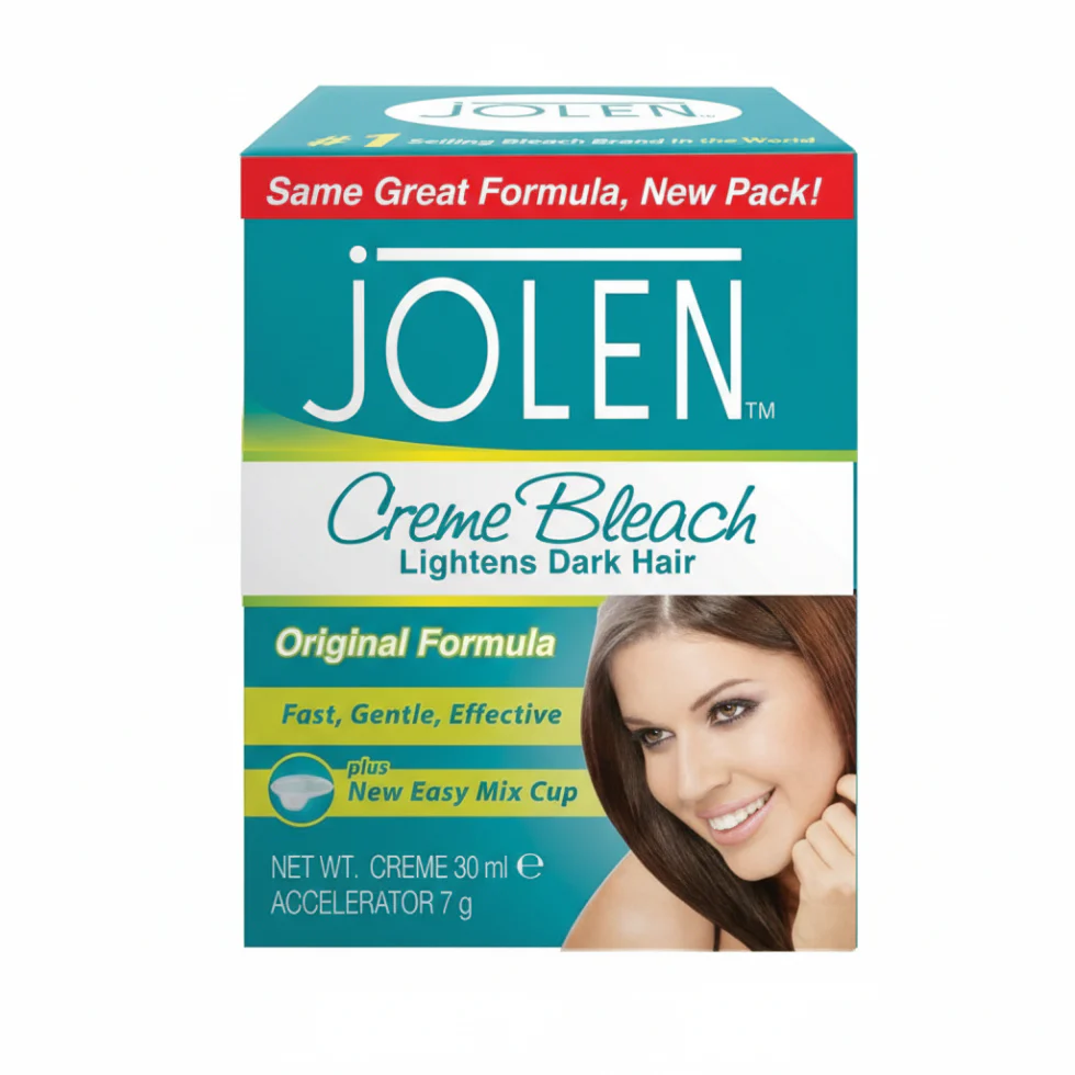 Jolen Creme Bleach Original Formula 30ml | Lightens Dark Facial & Body Hair