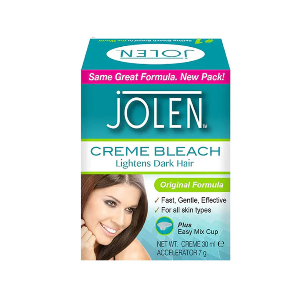 Jolen Creme Bleach Original Formula 30ml | Lightens Dark Hair Fast
