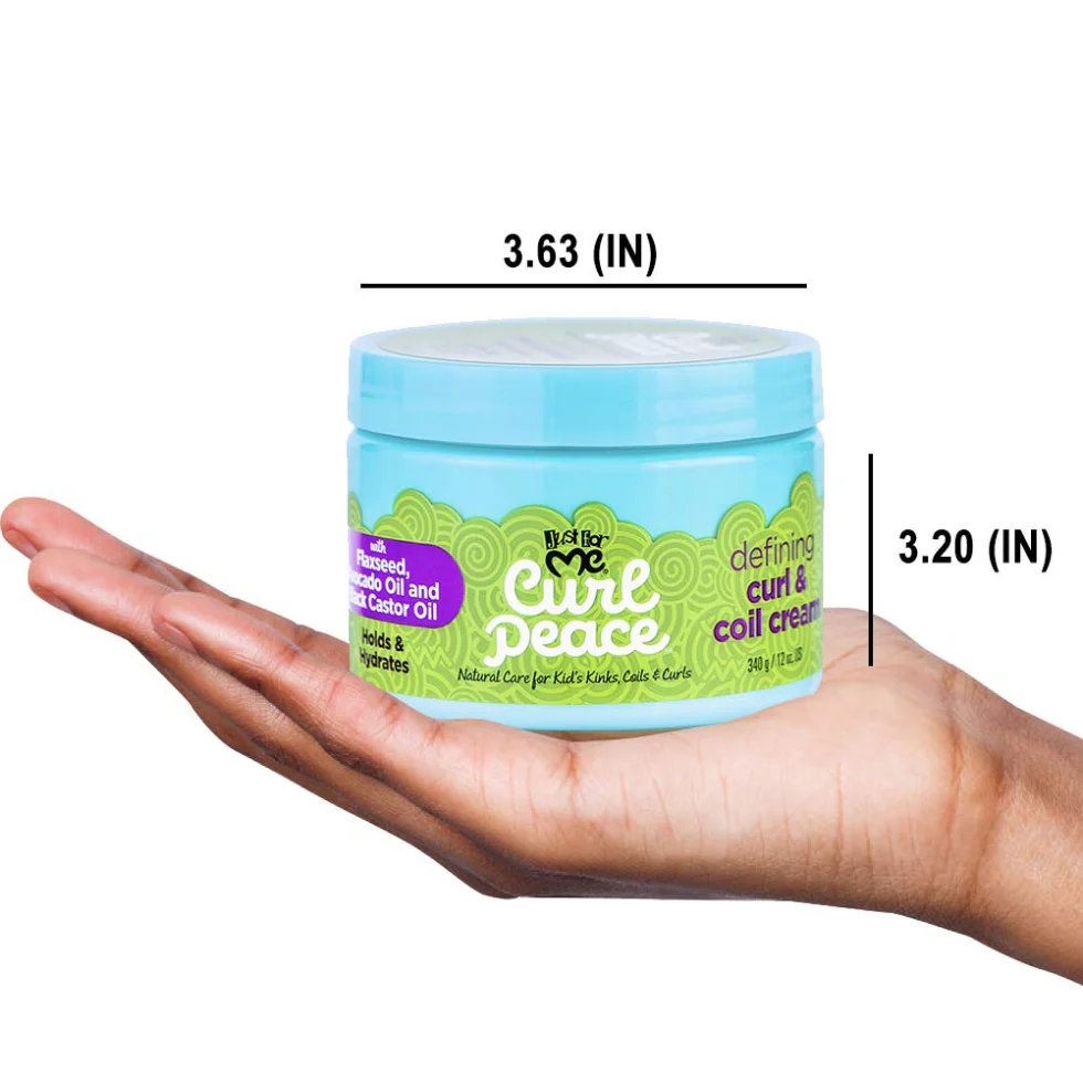 Just For Me Curl & Coil Cream 340g | Define & Moisturize Natural Curls - Image 5