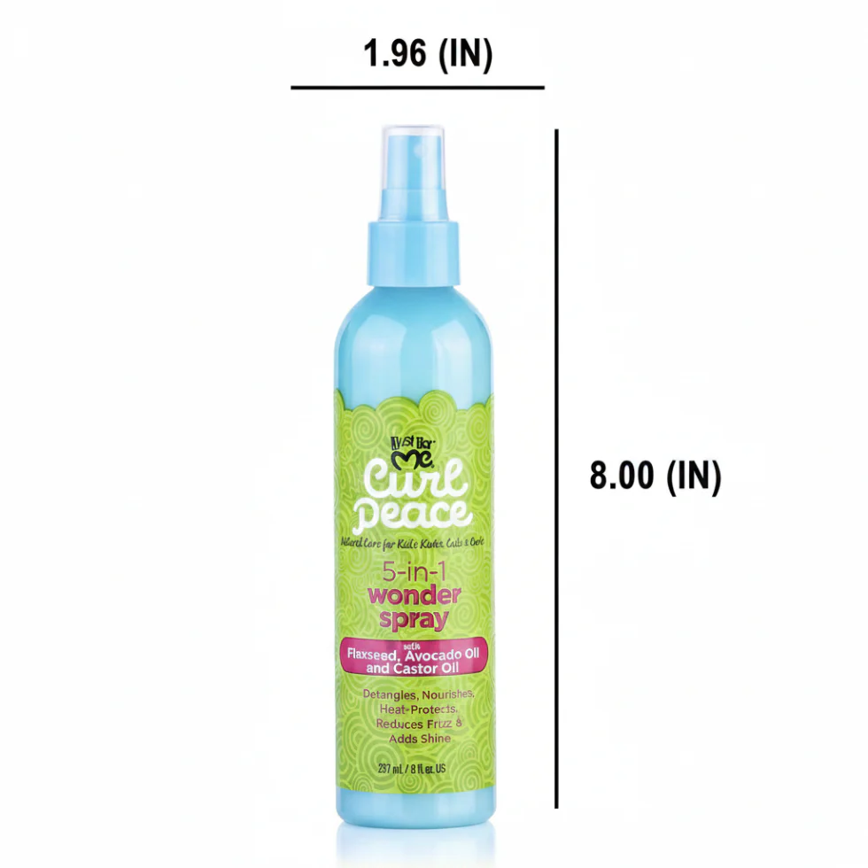 Just For Me Curl Peace 5-in-1 Wonder Spray 237ml | Leave-In Curl Care - Image 4